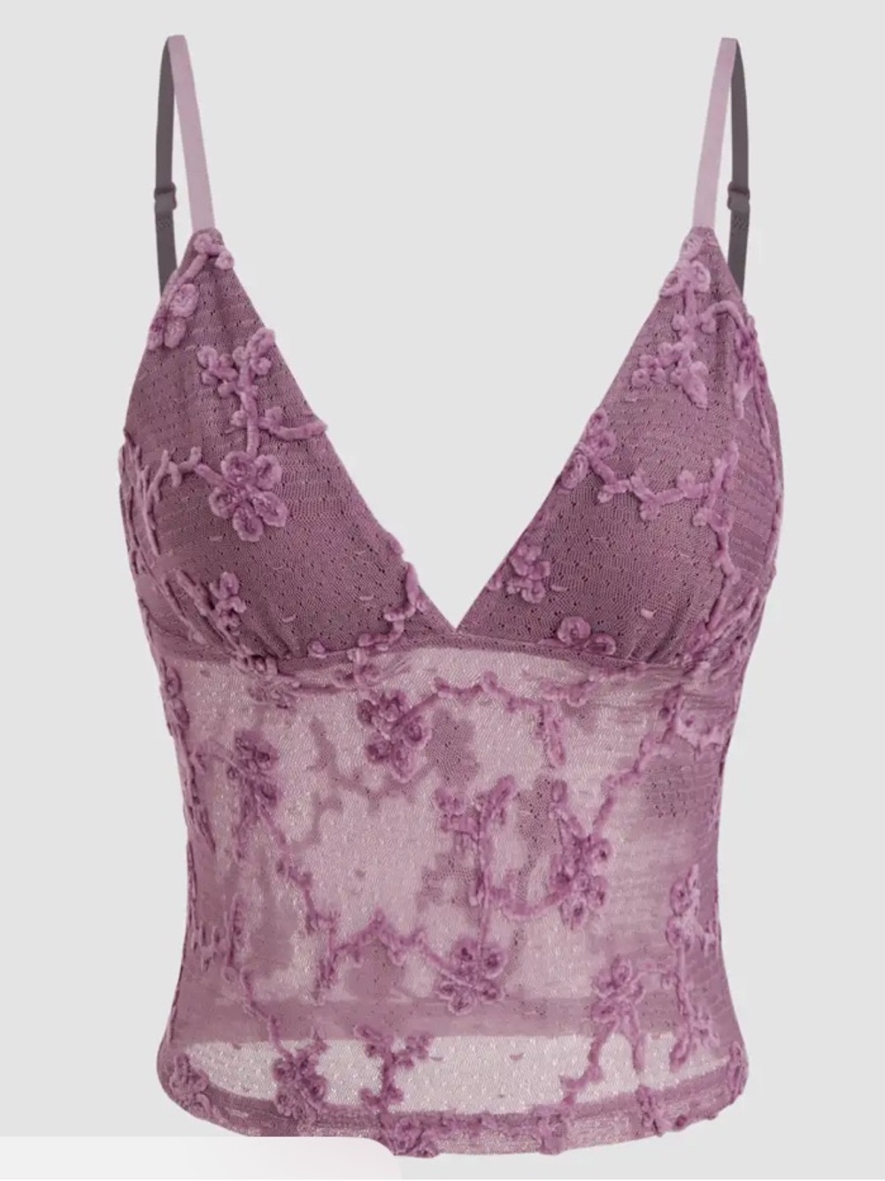 Cider Floral Cropped Cami